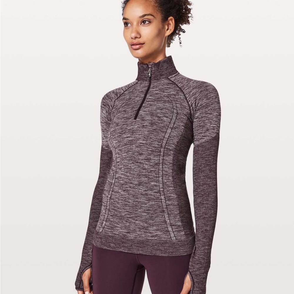 Lululemon Swiftly Wool 1/2 Zip